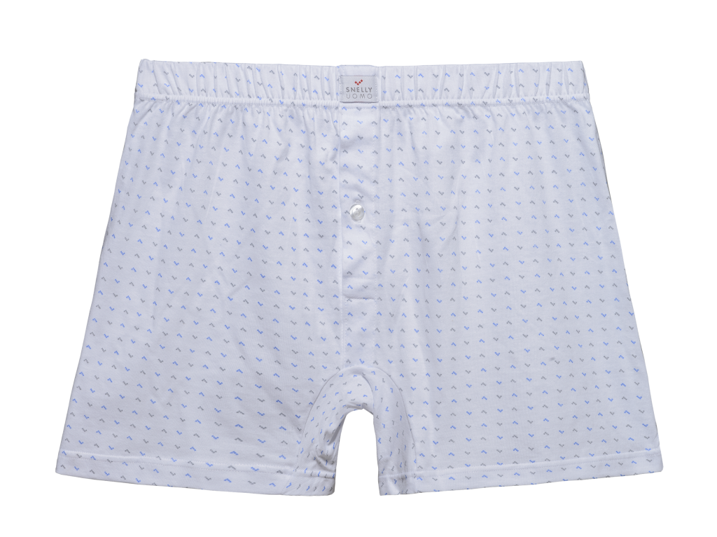 Boxer Con Elastico Interno E Bottone In Cotone Snelly Intimo