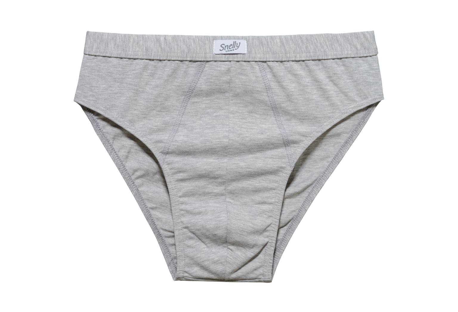 3 Slip da uomo in cotone elasticizzato con elastico esterno Intimo